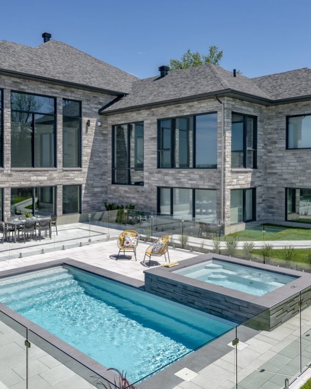 Aménagement de piscine.