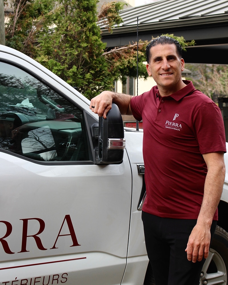 Tony De Luca, propriétaire et entrepreneur de la compagnie Pierra.